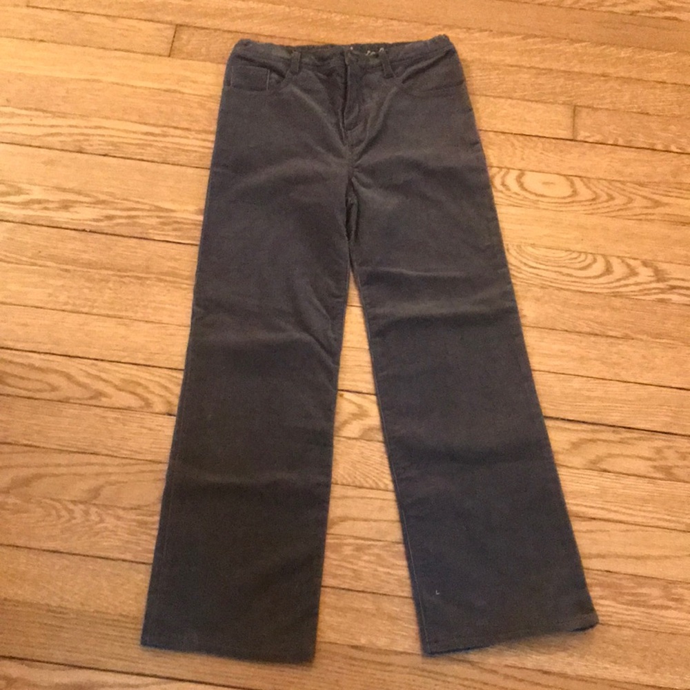 Brand new girls gray corduroy pants size 12